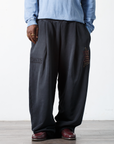 Pieces Repair Pleated Sweatpants Vintage Black