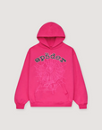 Sp5der Worldwide Rhinestone Legacy Sweatshirt Pink Black