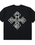 Rhude Cross Tee Vintage Black