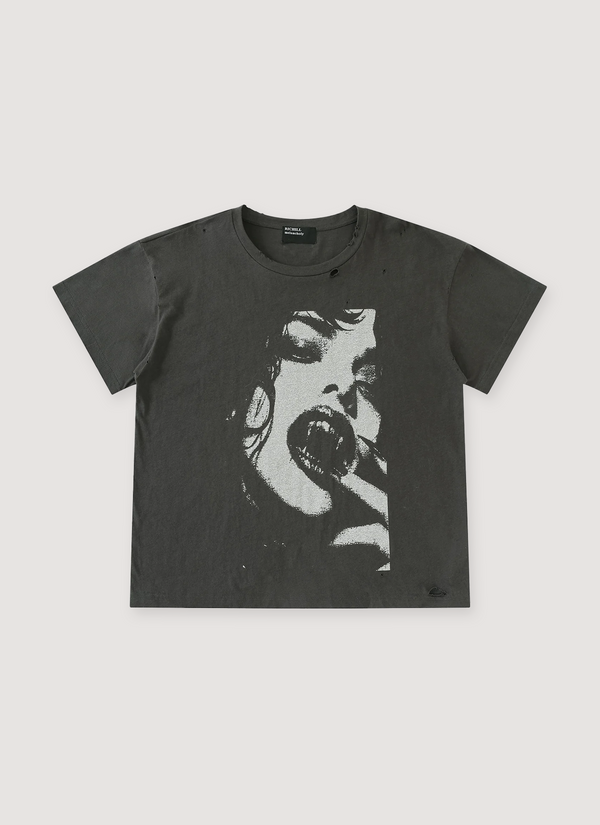 Richill Melancholy Vampire Portrait Tee Vintage Black Vampire Portrait Tee Vintage Black - Authenticated T-shirts | Pieces Los Angeles