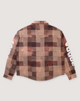 Vague Studios Surge Zip Flannel Rust