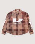 Vague Studios Surge Zip Flannel Rust