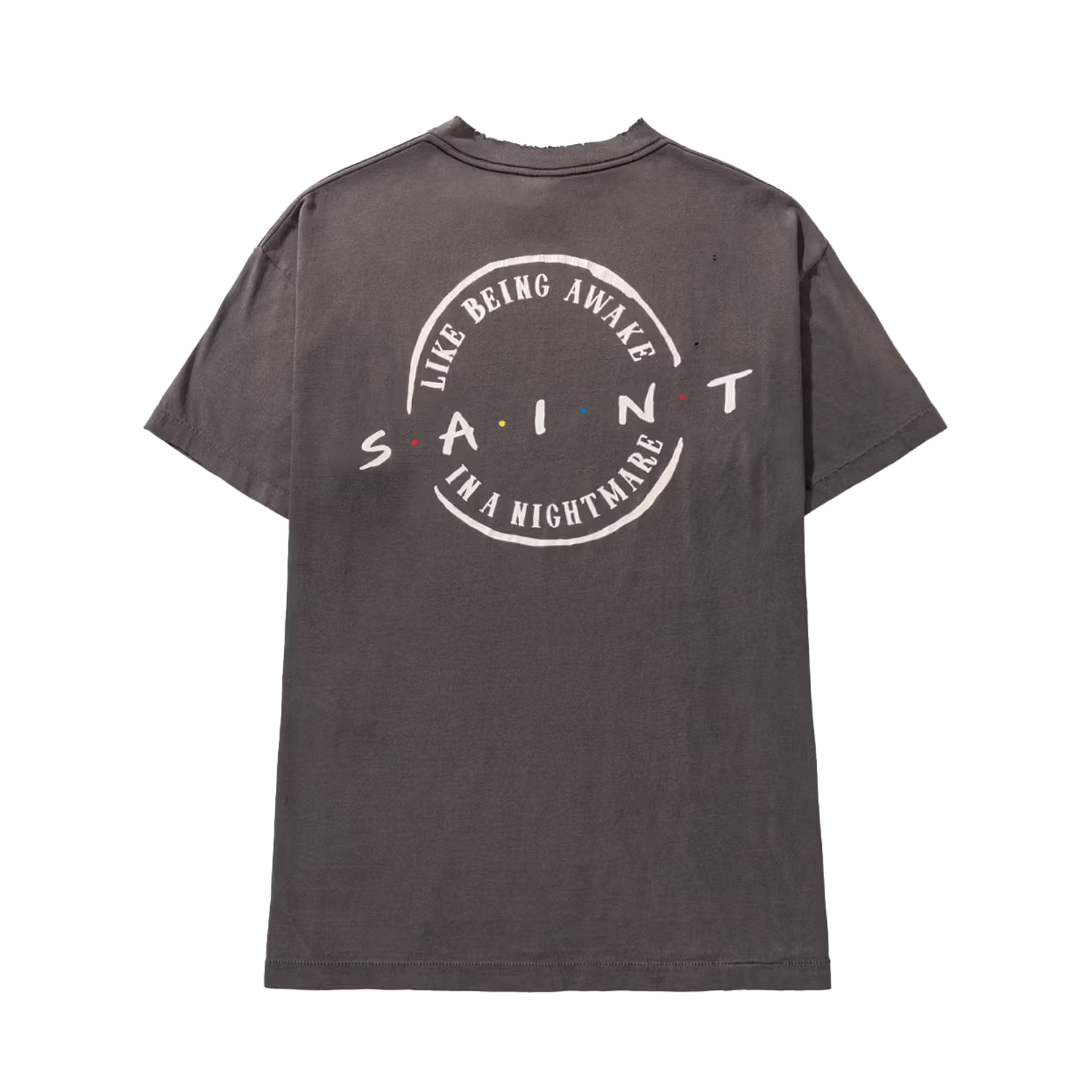 Saint Michael Heart Tee Vintage Black – PIECES
