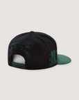 Hellstar Sharktooth Snapback Hat Black Green