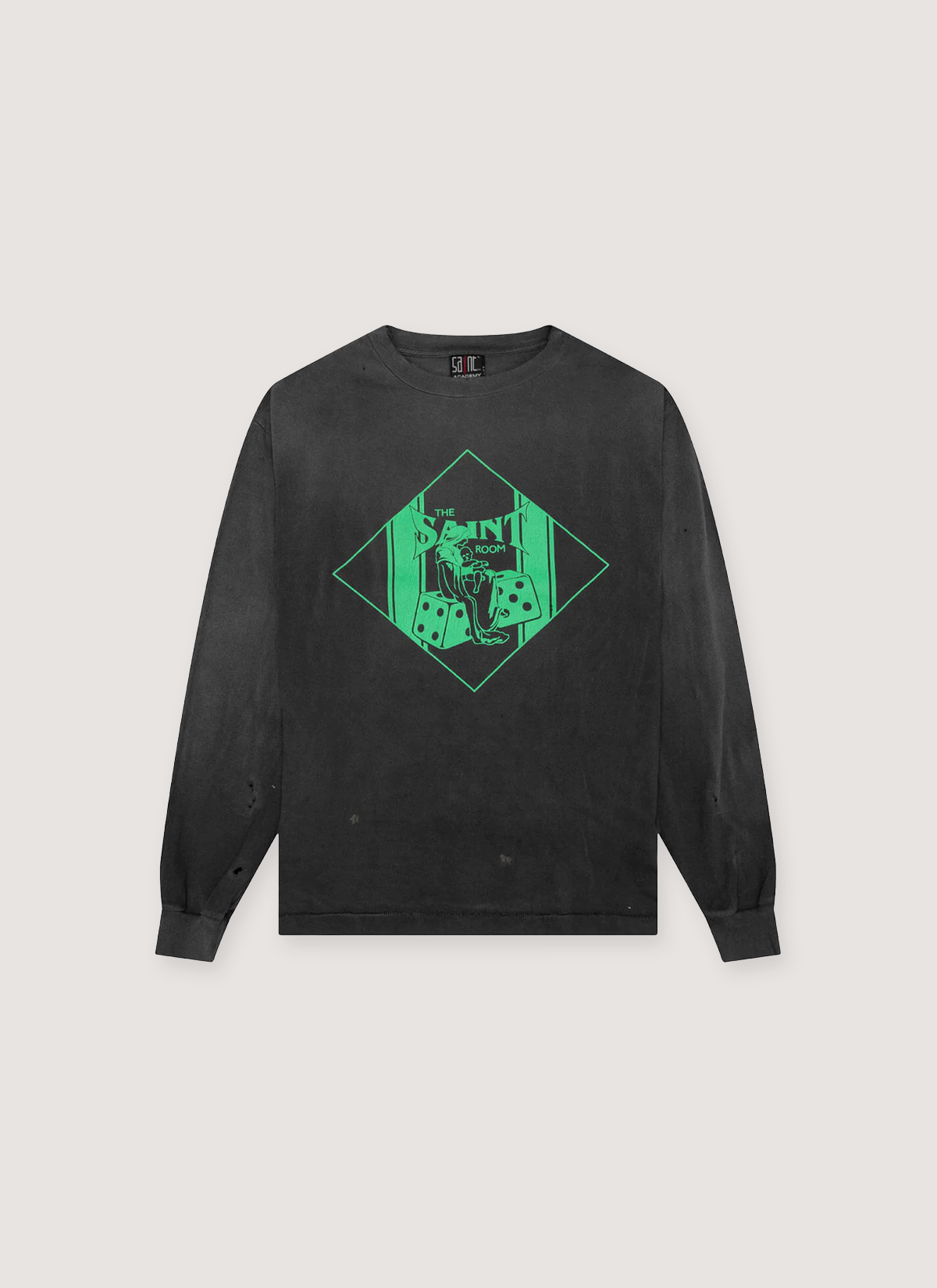 Saint Michael Shermer Academy Saint Room Longsleeve Black Green
