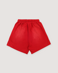 Hellstar Flame Shorts Red White