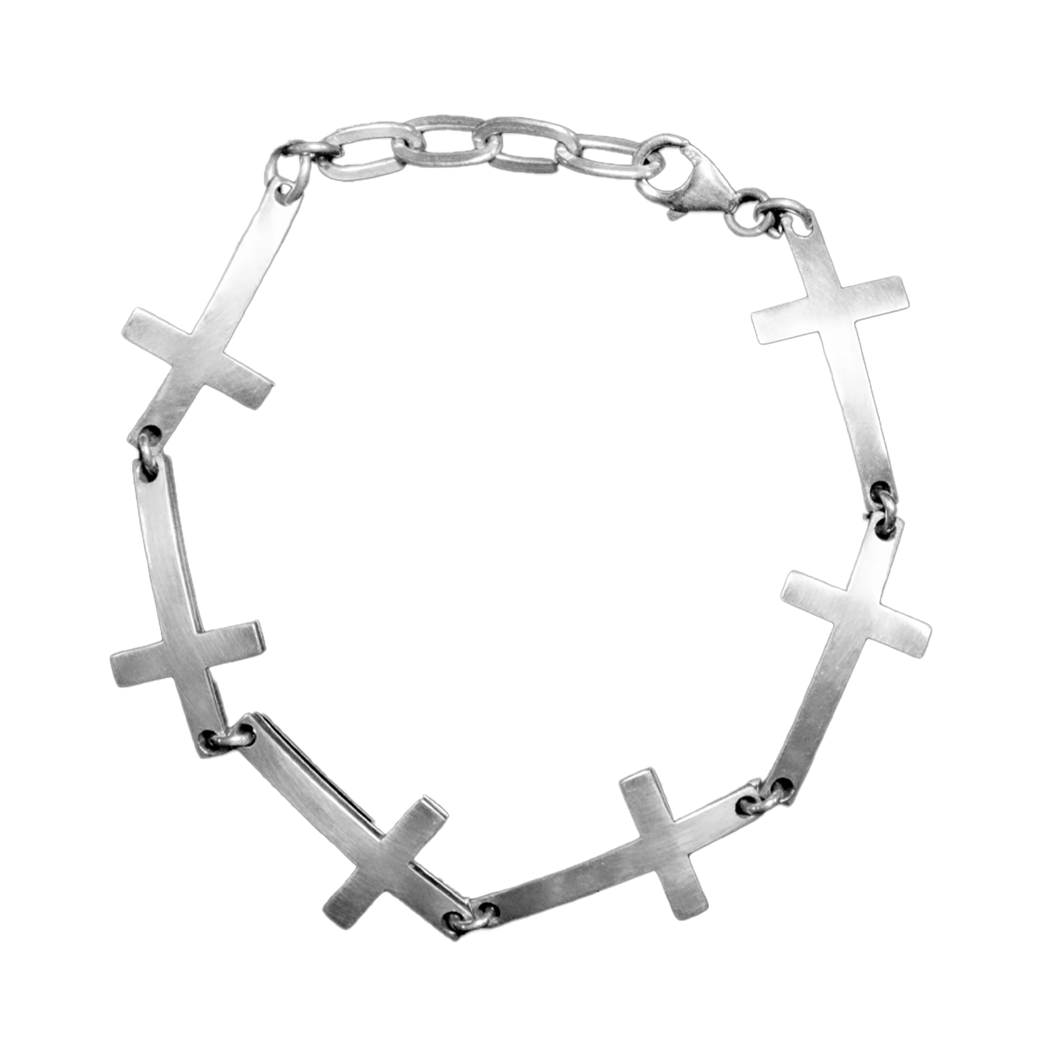 FOR THOSE WHOSINフォーゾーズフーシン　シルバークロスブレスレッド FOR THOSE WHOSINフォーゾーズフーシンシルバークロスブレスレッド