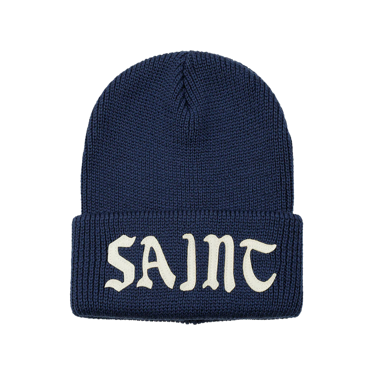 Saint Michael Knit Cap Beanie Navy – PIECES