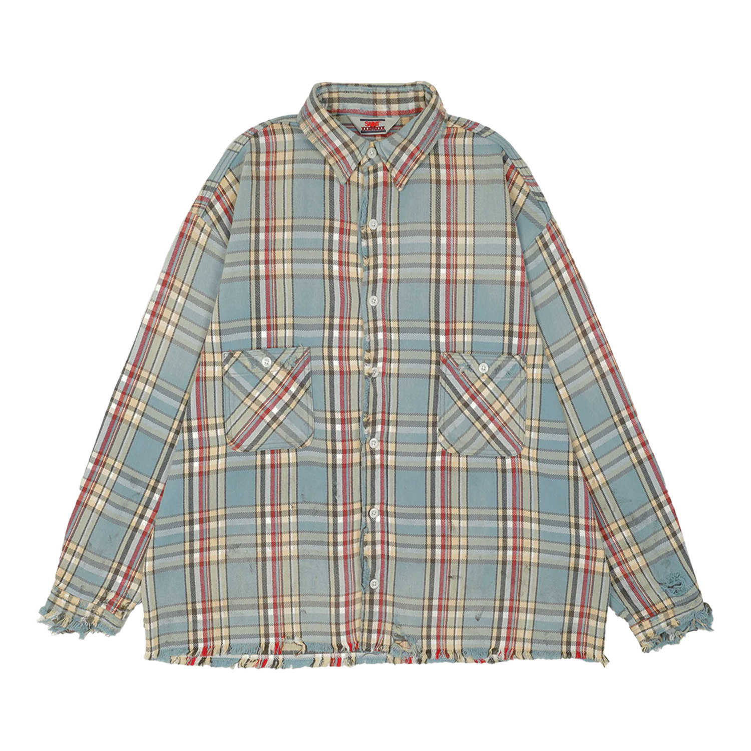 トップス SAINT MICHAEL FLANNEL SHIRT CHECK SAINT MICHAEL トップス SAINT MICHAEL FLANNEL SHIRT CHECK SAINT MICHAEL