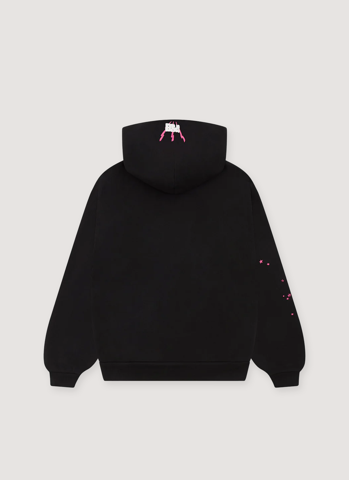 Sp5der Worldwide Angel Number Sweatshirt Black Pink
