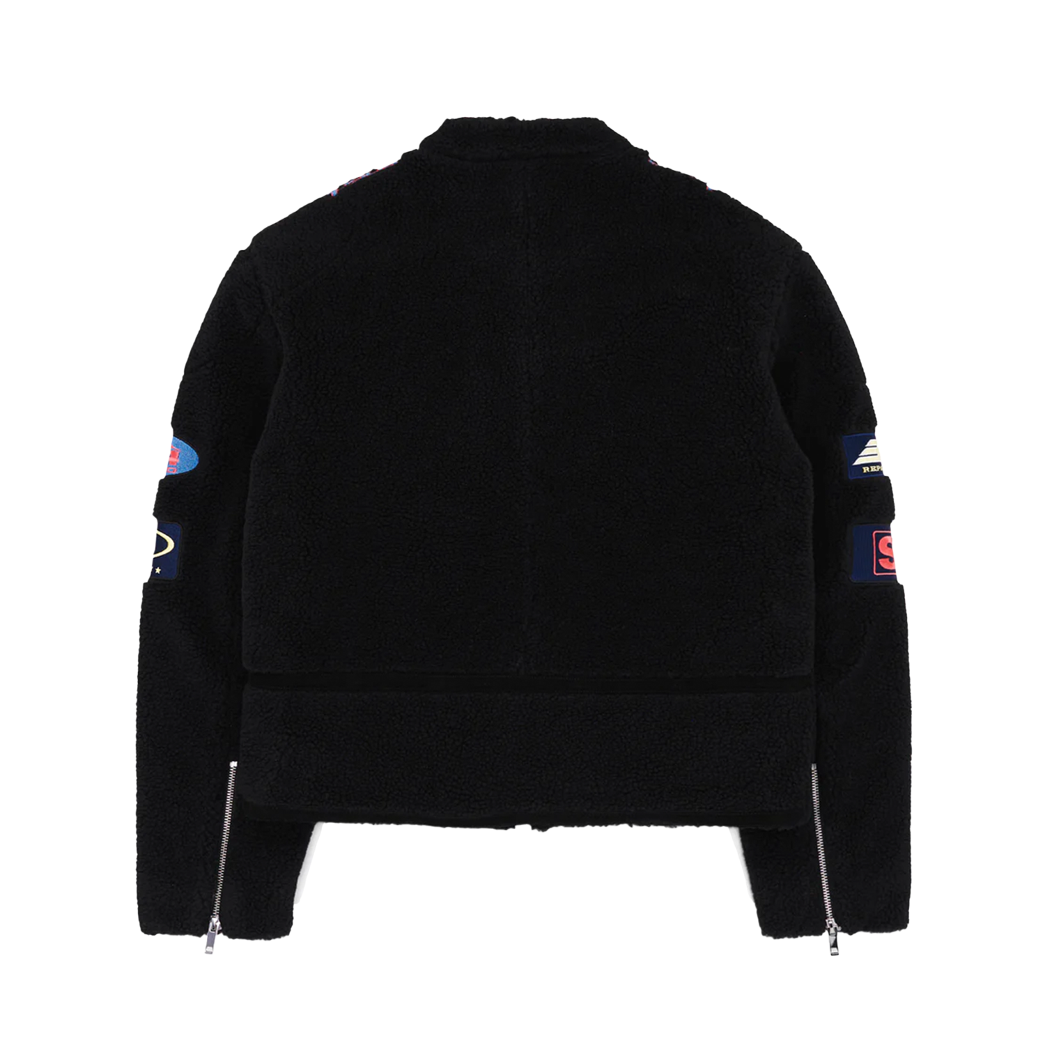 Sp5der Worldwide Sherpa Hunter Moto Jacket Black – PIECES
