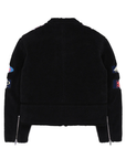 Sp5der Worldwide Sherpa Hunter Moto Jacket Black