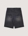 Boredom Kills BK Spider Jorts Washed Black