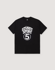 Stussy 5 Sport Tee Black