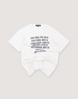 Raf Simons Stray Souls Poem Tee White (Pre-Owned)