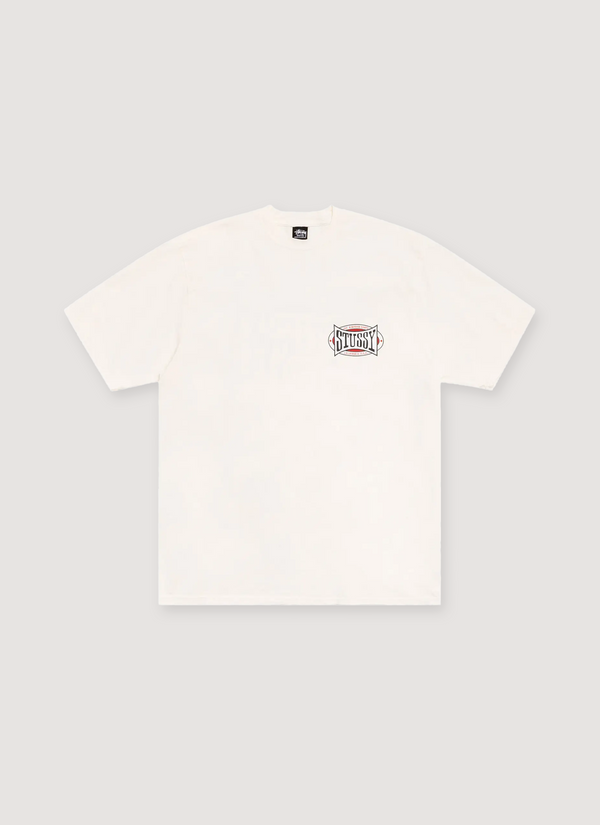 Stussy Champion Oval Pigment Dye Tee Natural Champion Oval Pigment Dye Tee Natural - Authenticated T-shirts | Pieces Los Angeles