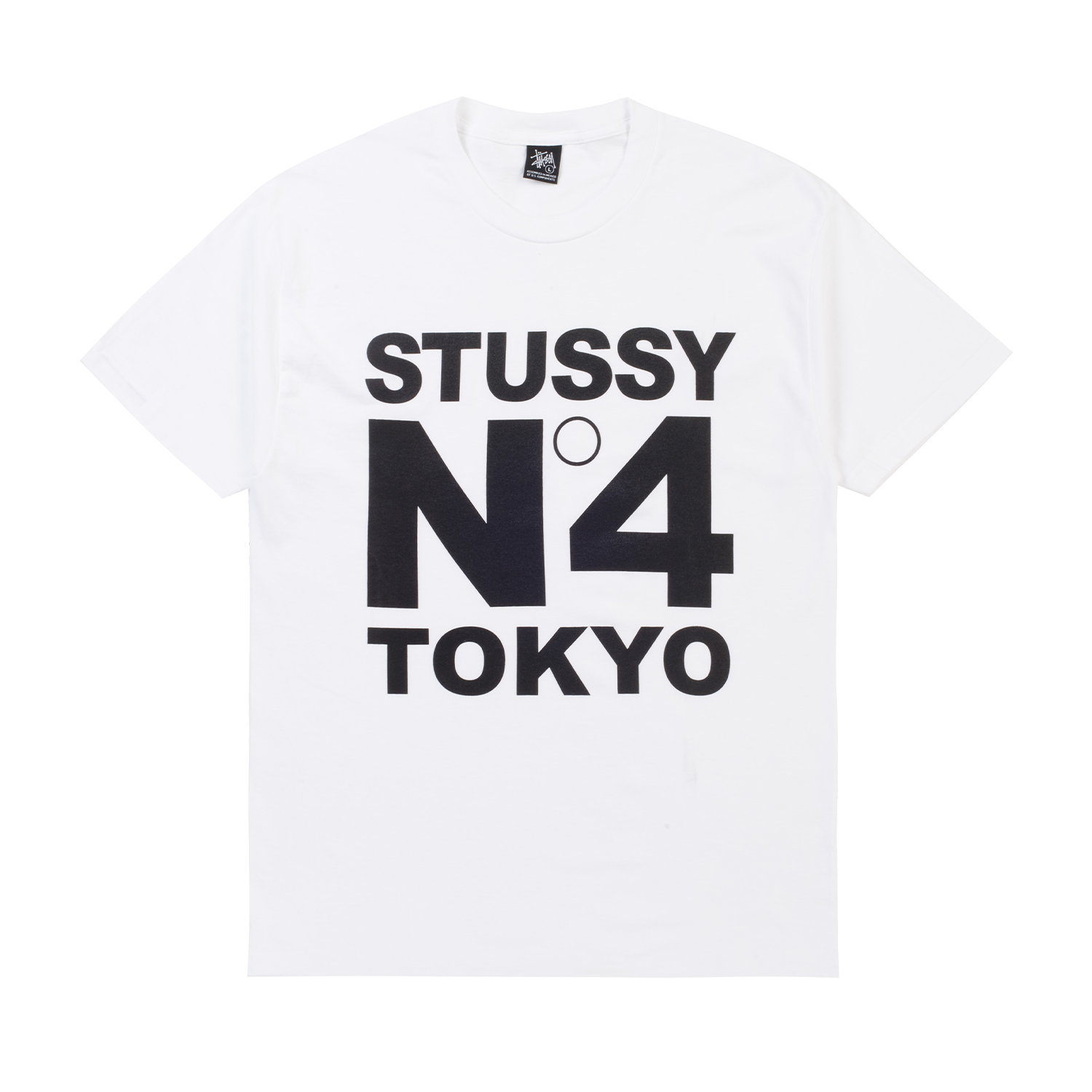 Stussy No. 4 Tokyo Tee White – PIECES