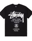 Stussy World Tour Tee Black