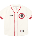 Supreme 40 Acres Twill Baseball Jersey Natural