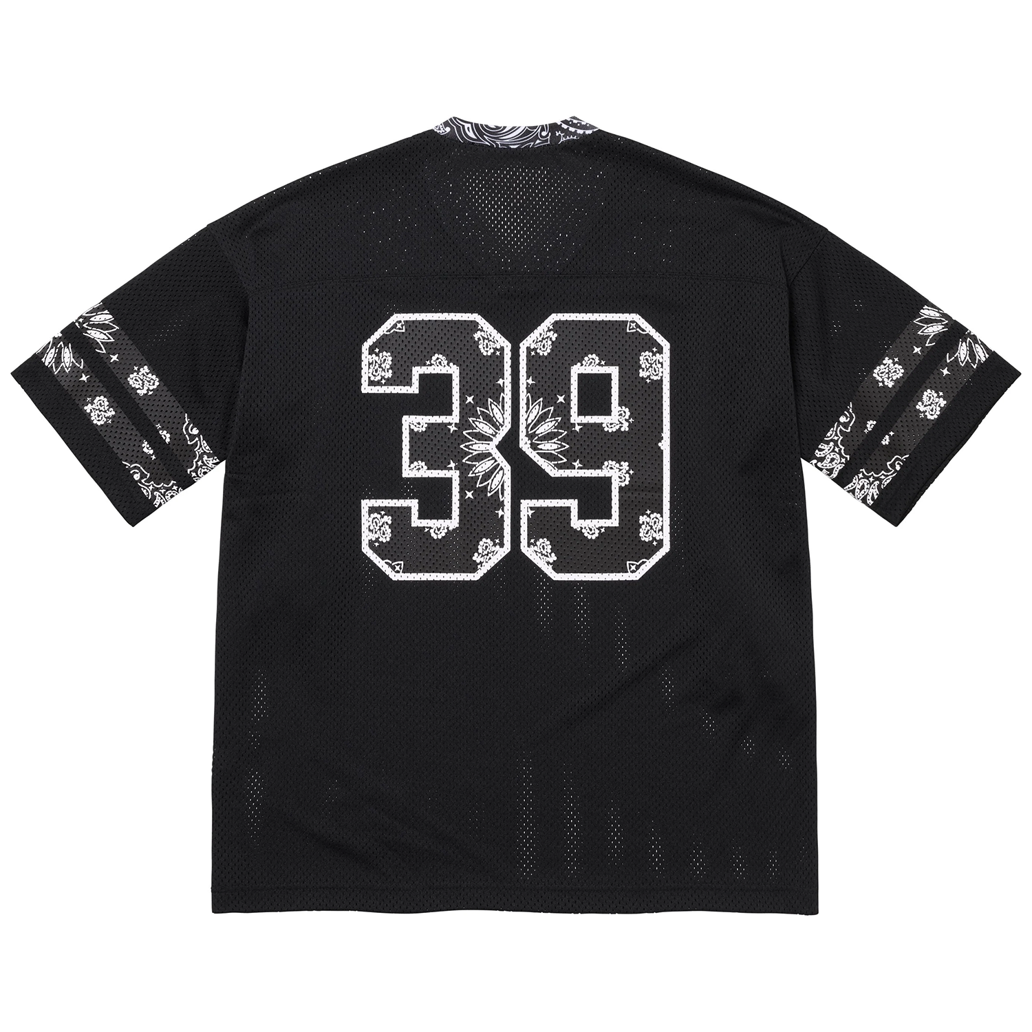 Supreme Bandana Football Jersey Black Men's - SS25 - US