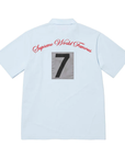 Supreme Cursive Polo Light Blue