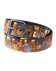 Supreme Last Supper Leather Belt Multicolor