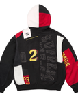Supreme Patchwork Zip Up Sweatshirt Black