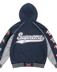 Supreme Playoffs Zip Up Sweatshirt Navy