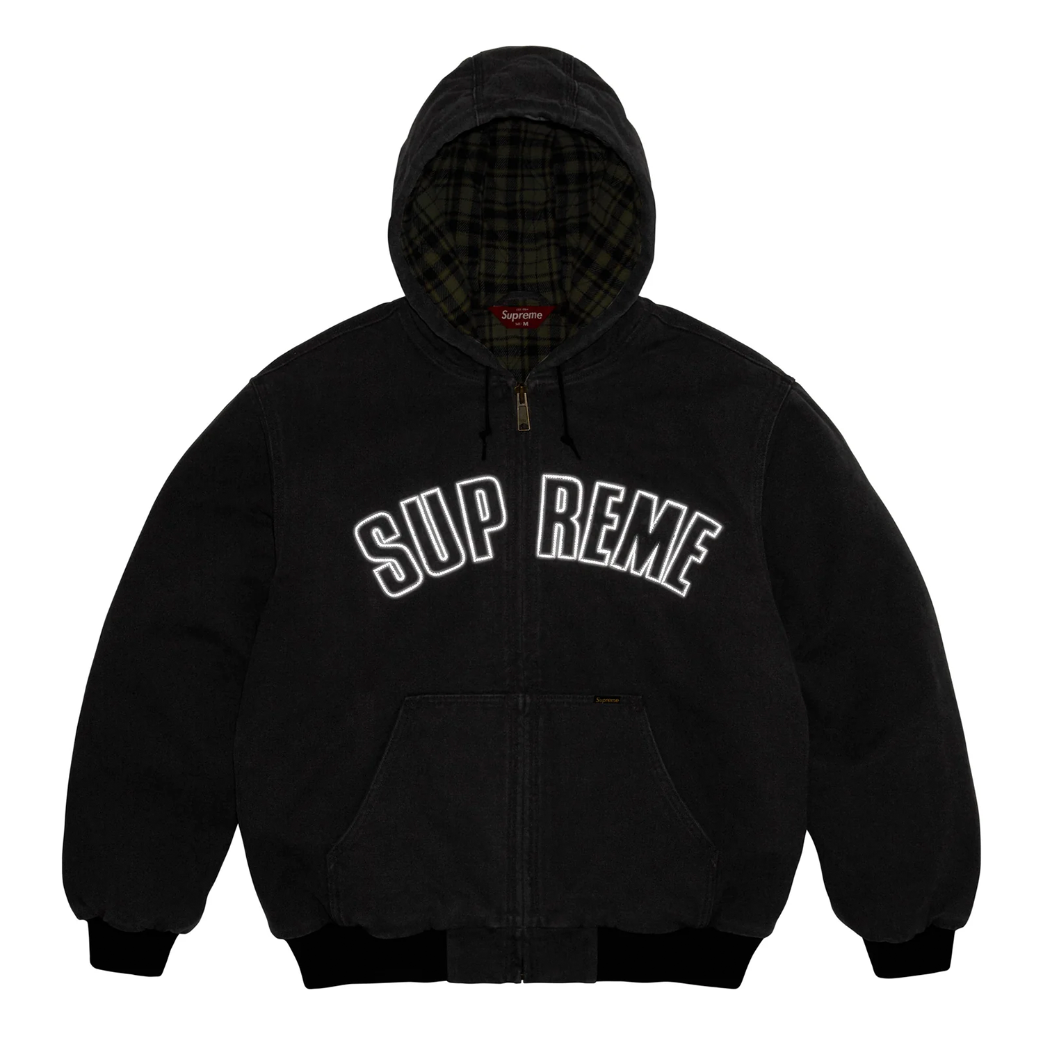 ジャケット・アウター M supreme reflective zip hooded jacket Supreme Reflective Zip Hooded Jacket (SS21) - $168