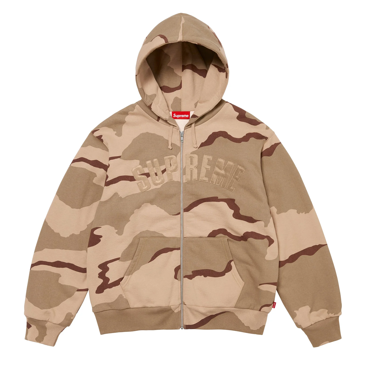 Supreme Arc Thermal Lined Zip Up Sweatshirt Desert Camo – PIECES