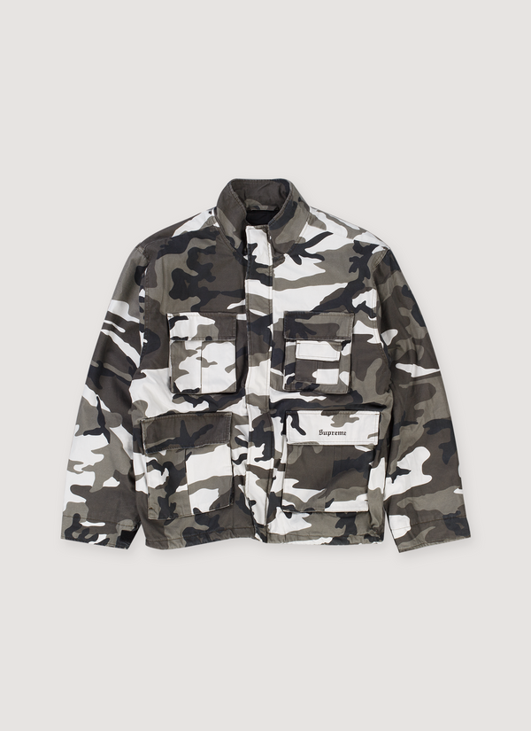 Supreme Aphex Twin Alpha Industries Cargo Jacket Snow Camo (Pre-Owned) Aphex Twin Alpha Industries Cargo Jacket Snow Camo - Authenticated Jackets | Pieces Los Angeles