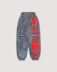 Vertabrae C-1 Sweatpants Washed Grey Red