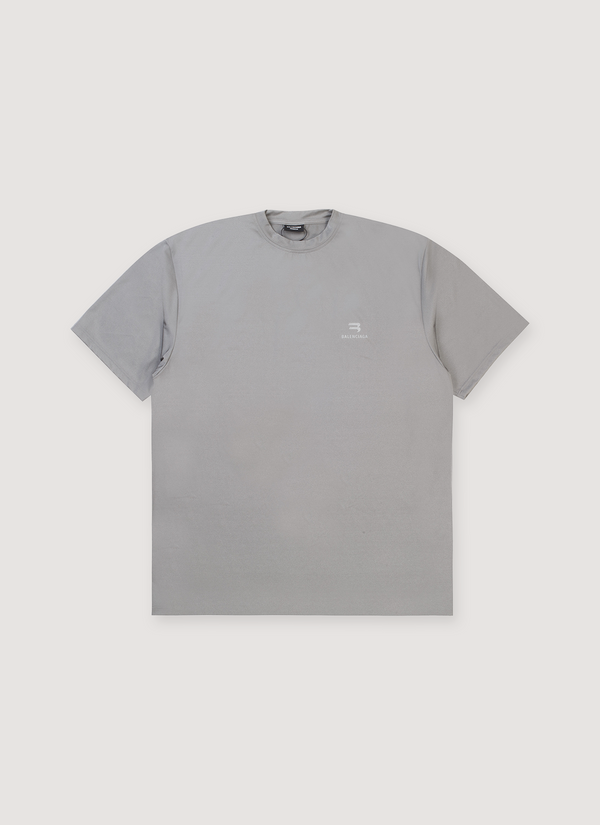 Balenciaga Swim Logo Tee Grey Swim Logo Tee Grey - Authenticated T-shirts | Pieces Los Angeles