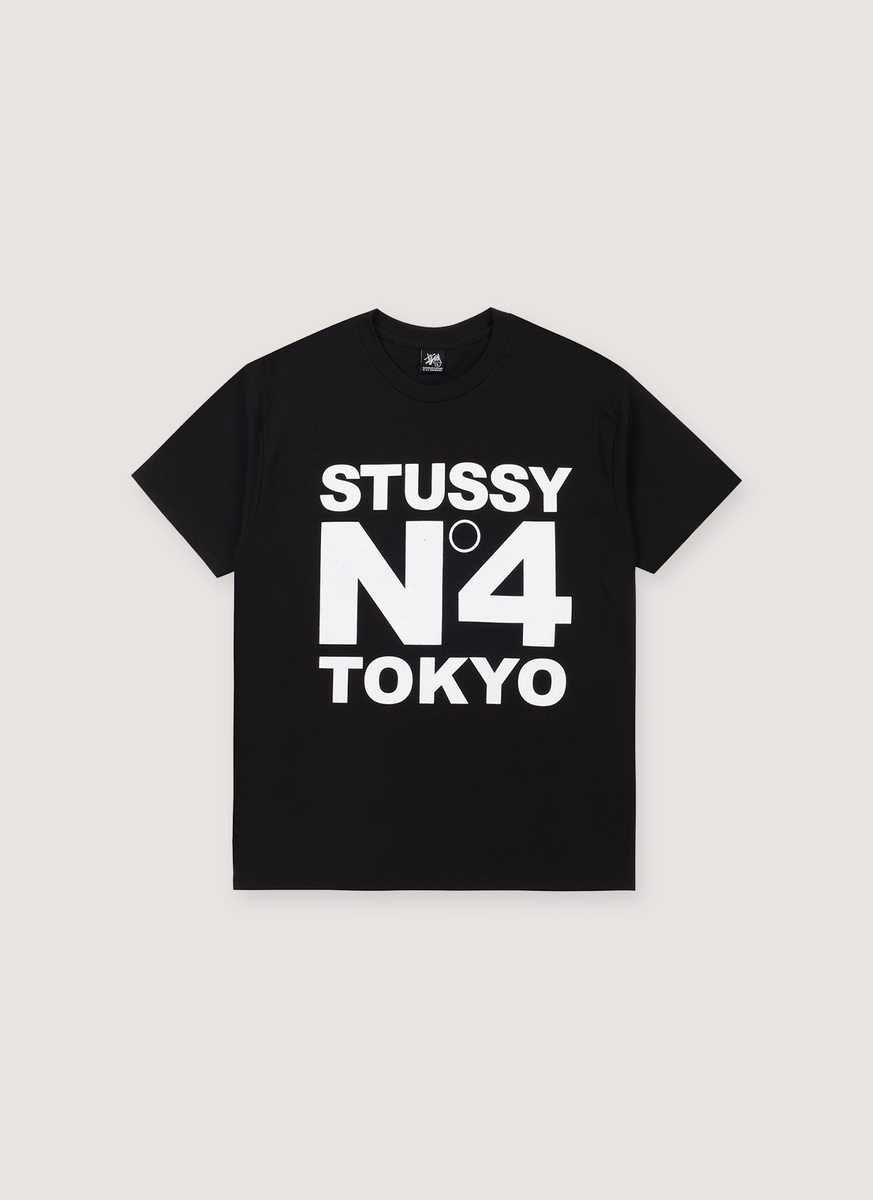 Stussy No. 4 Tokyo Tee Black – PIECES