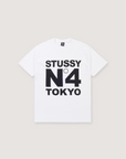 Stussy No. 4 Tokyo Tee White