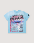 Hellstar Neuron Tour Tee Light Blue