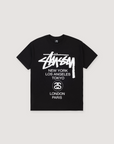 Stussy World Tour Tee Black