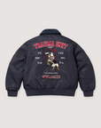 Supreme AOI Nylon Bomber Jacket Navy