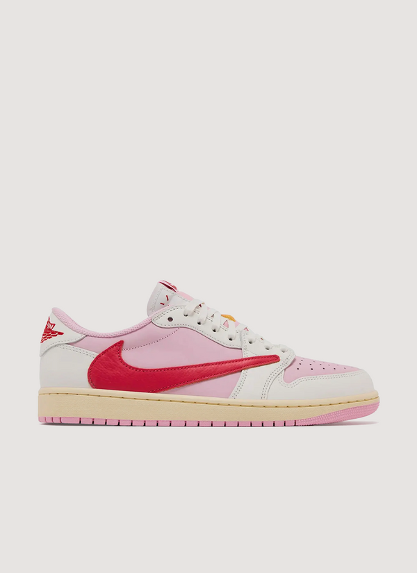 Jordan Retro 1 Low Travis Scott Shy Pink Retro 1 Low Travis Scott Shy Pink - Authenticated Sneakers | Pieces Los Angeles