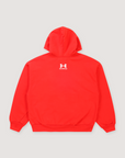 Balenciaga Under Armour Zip Up Sweatshirt Red