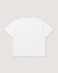 Boredom Kills Studded Unplug Tee White