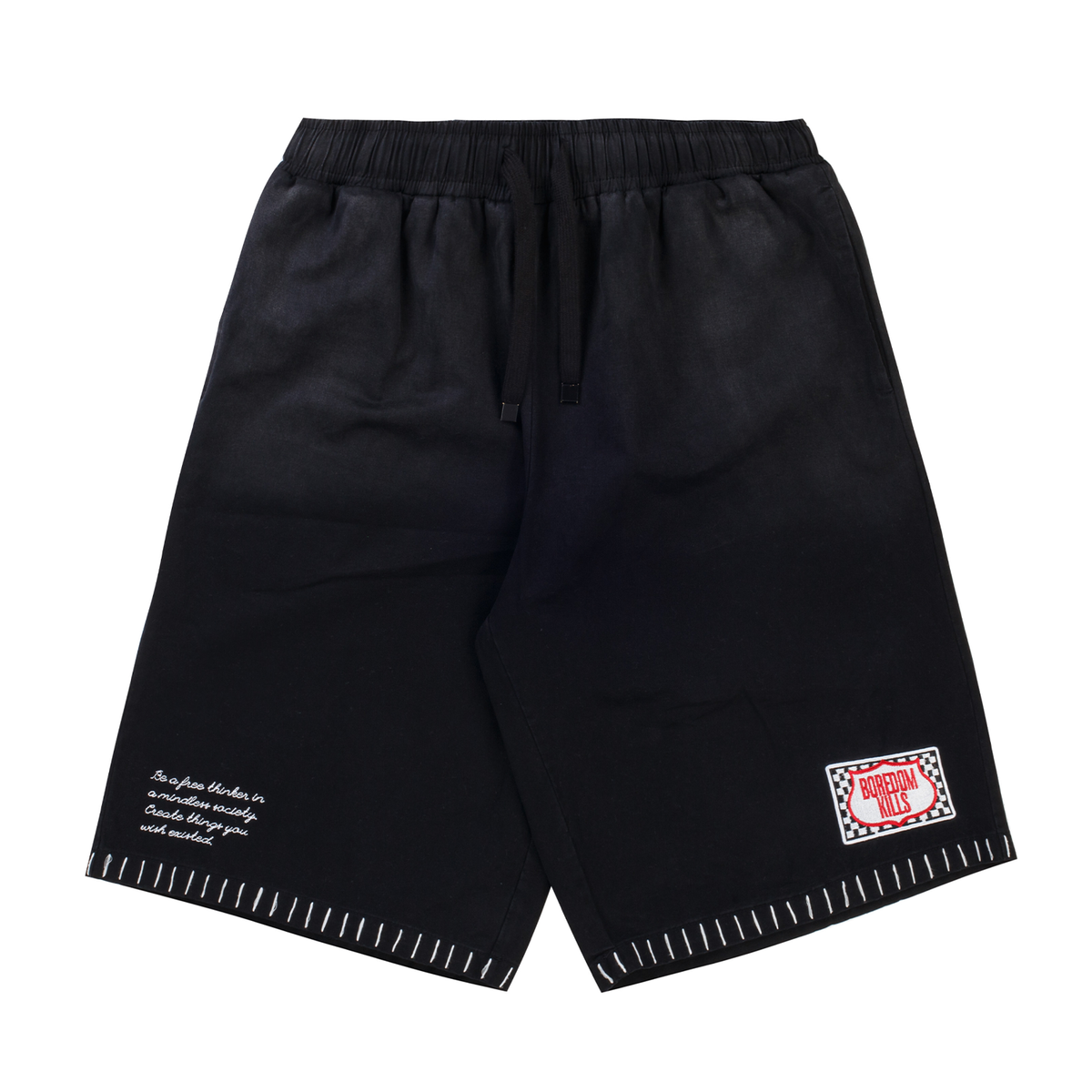 Boredom Kills BK Villa Shorts Black – PIECES