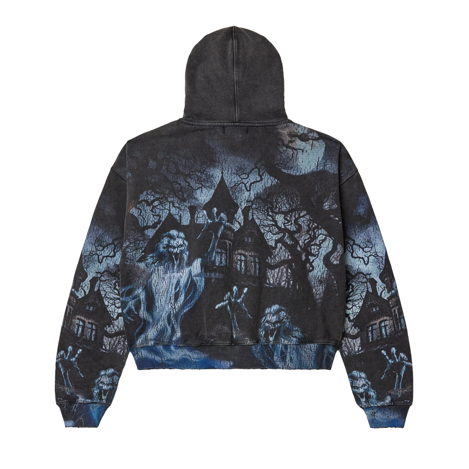 Vale Forever Casper Zip Up Sweatshirt Vintage Black – PIECES