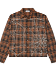Vale Forever Chainsaw Flannel Orange Black
