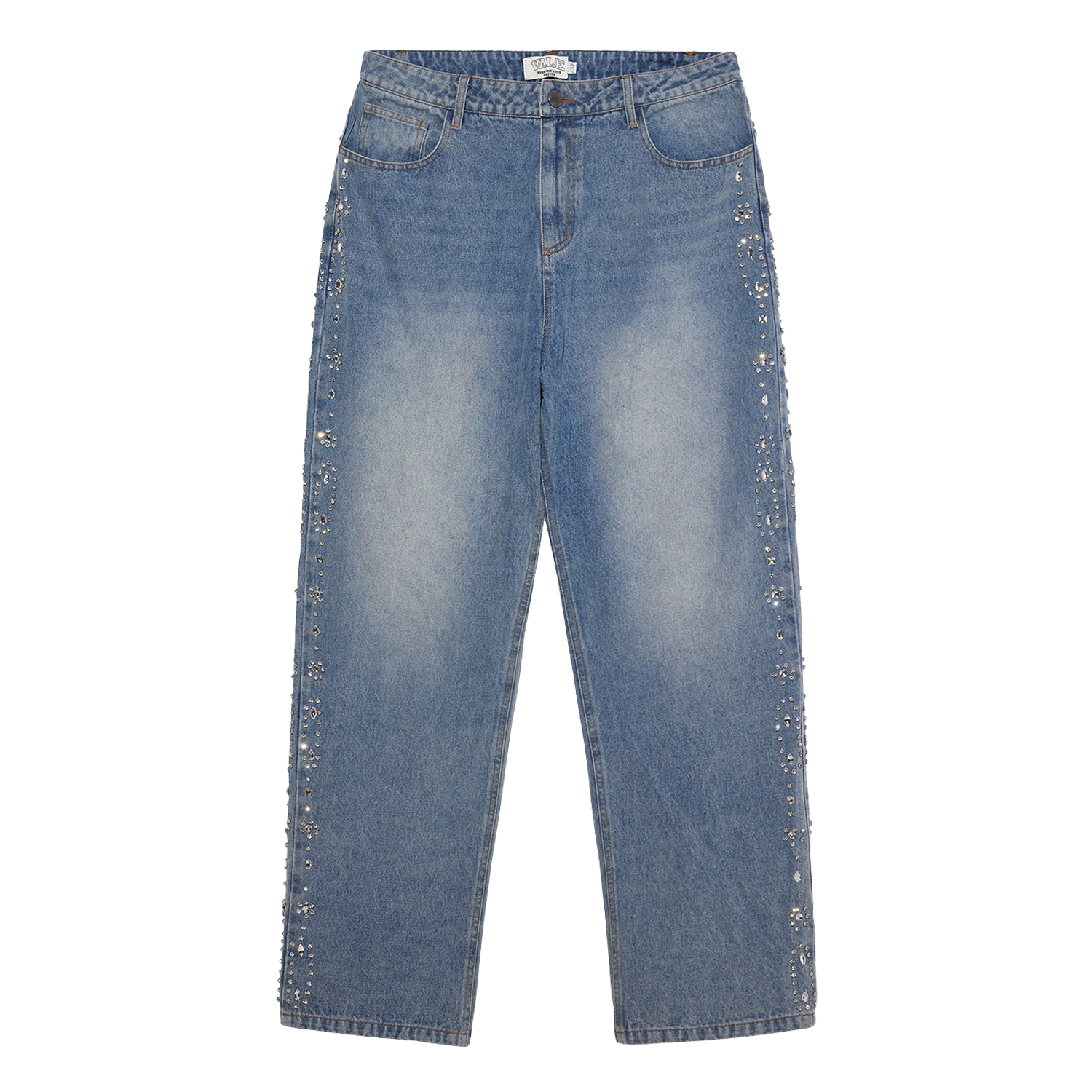 Vale Forever Crystal Denim Indigo – PIECES