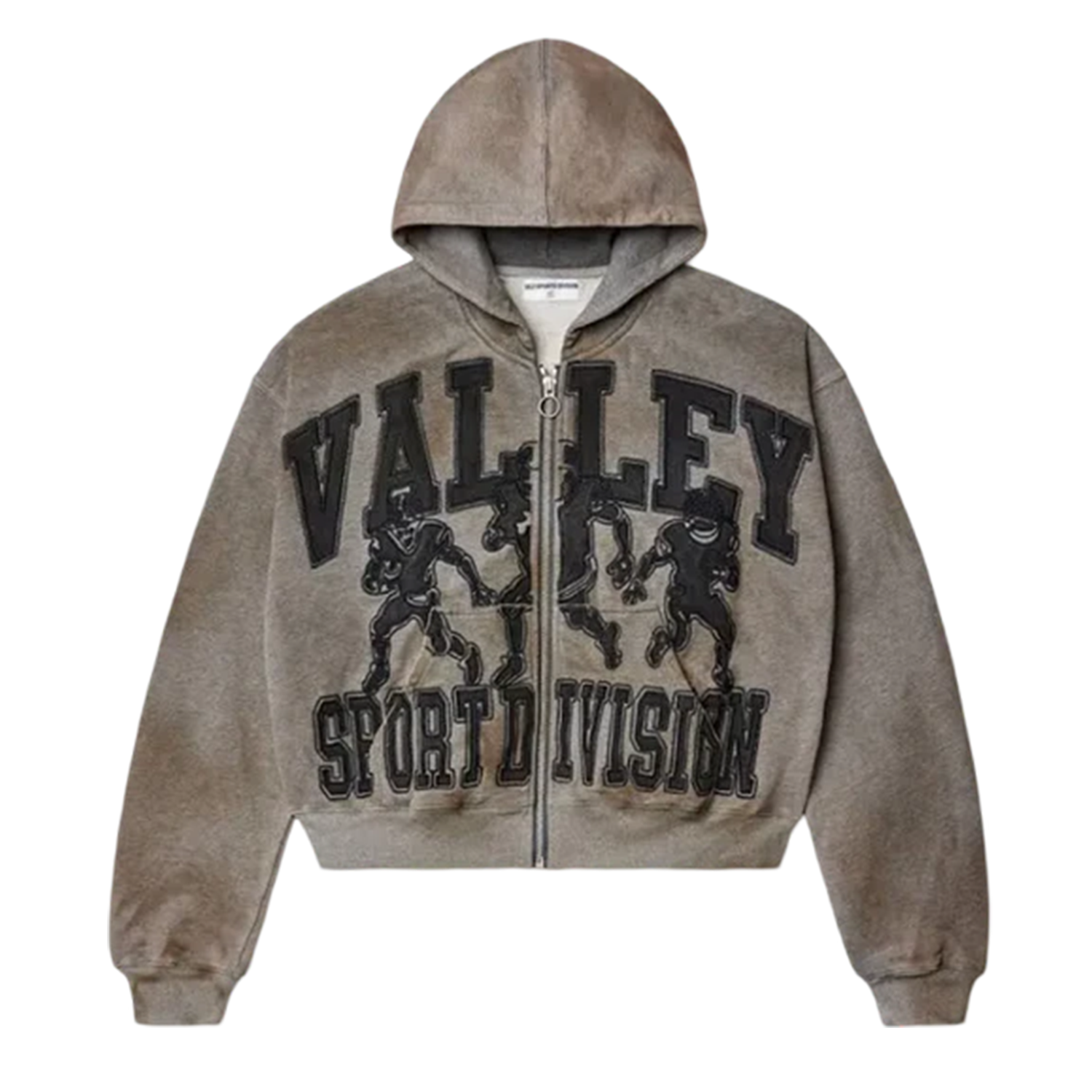 VALE FOREVER パーカー Vale Forever Dirty Friday Zip Up Sweatshirt Grey – PIECES