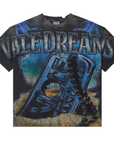 Vale Forever Dog Tag Big Tee Vintage Black