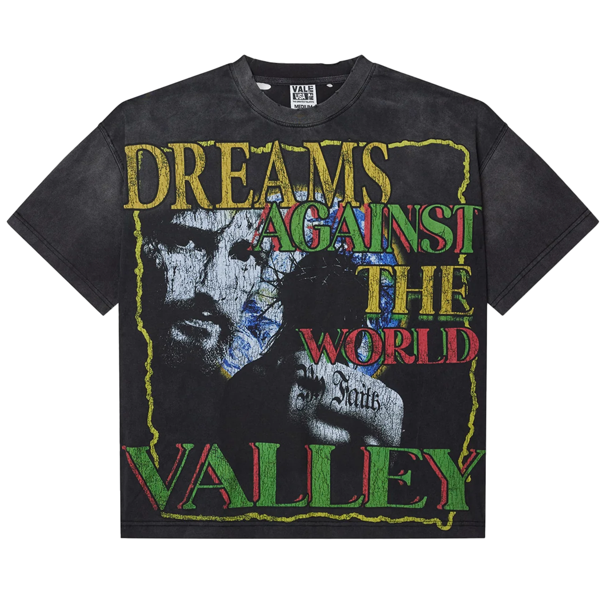 【threetimes】Vintage lettering tee Tシャツ (2 COLORS) MEN'S – 876Rootswear