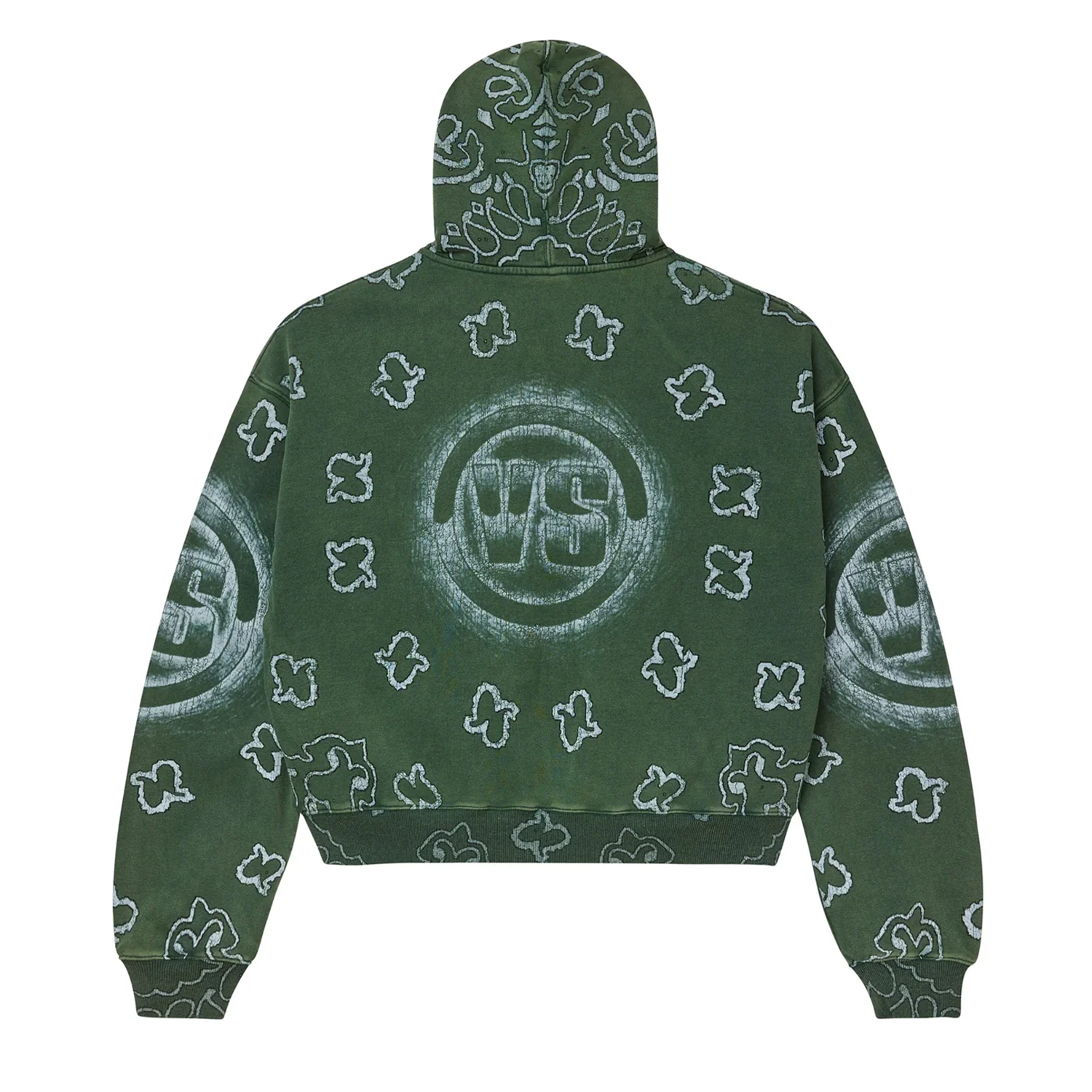 Vale Forever Flag Zip Up Sweatshirt Green – PIECES