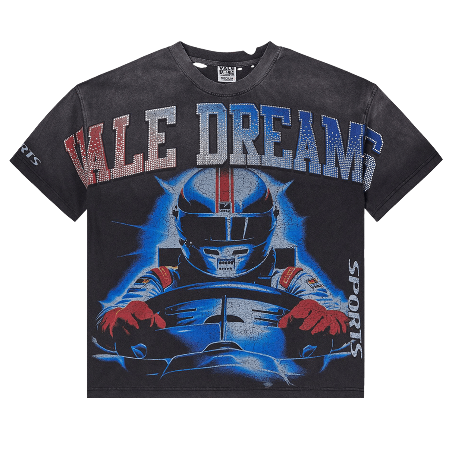VALE FOREVER T Shirts ヴィンテージ Tシャツ Badu Tee Vale Forever Speed Bling Tee Vintage Black – PIECES